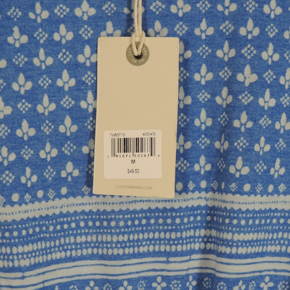 LUCKY BRAND short sleeve t-shirt in blue and white - Picture 6 of 7